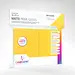 Gamegenic Prime Matte Sleeves 100 ct - Yellow GG