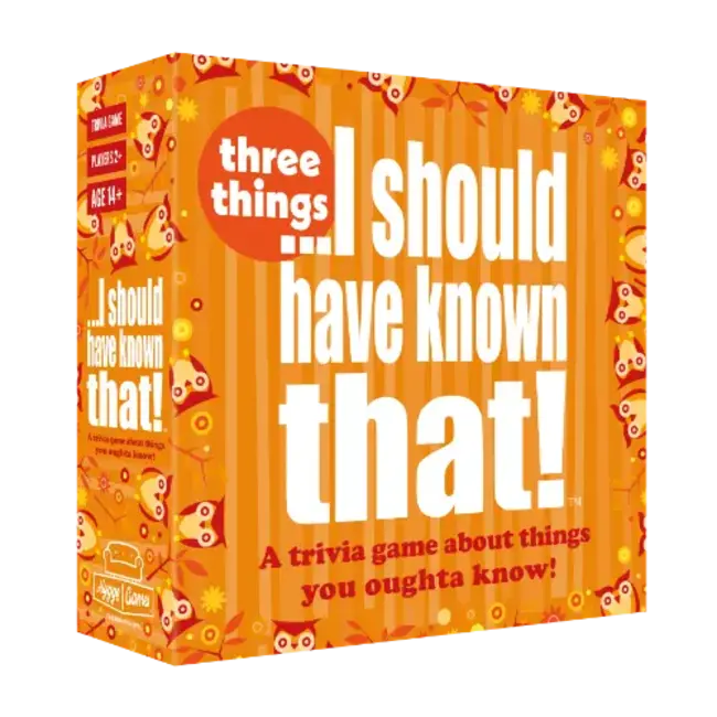 I Should Have Known That! - Three Things