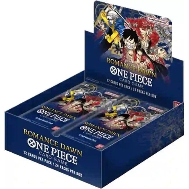 One Piece TCG: Romance Dawn Booster Display [24ct] [Wave 2-White]  - BOX ONLY