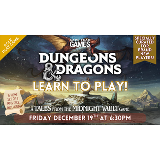 12/19 - NOW LIVE! Learn to Play D&D