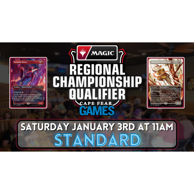 1/3 - COMING SOON! MTG Standard RCQ