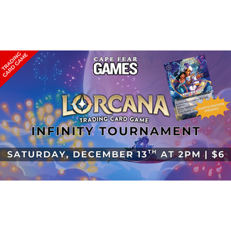 12/13 - NOW LIVE! Lorcana Infinity Tournament