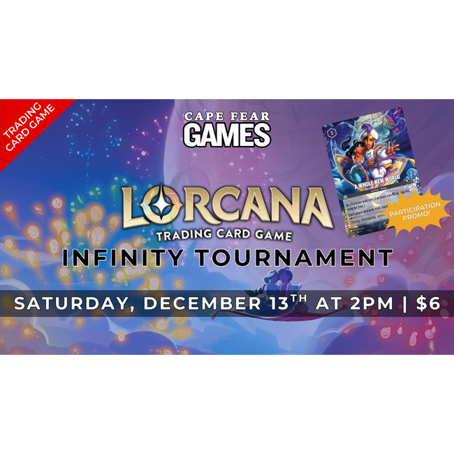 12/13 - NOW LIVE! Lorcana Infinity Tournament