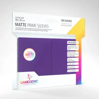 Gamegenic Matte Prime Sleeves Purple