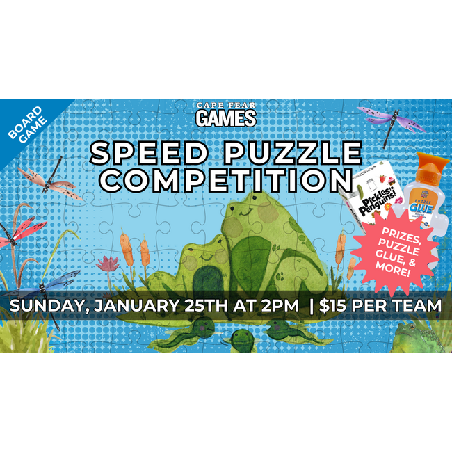 1/25 - NOW LIVE! Speed Puzzle Competition