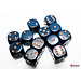 Chessex Opaque D6 16mm Dice: Dusty Blue/copper Chessex Opaque D6 16mm Dice: Dusty Blue/copper