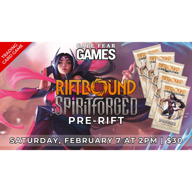 2/7 - NOW LIVE! Riftbound Spiritforged Pre-Rift