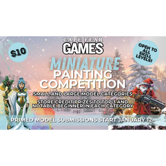 1/12  - LIVE NOW! Miniature Painting Competition