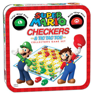USAopoly Super Mario Checkers & Tic Tac Toe Collector