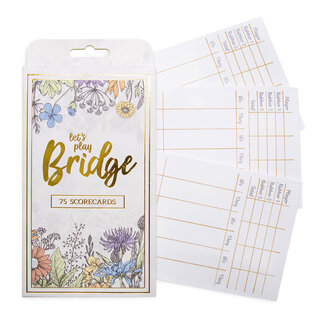Bridge Scorecards 75-pack