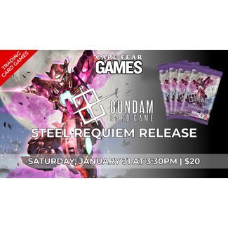 1/31 - COMING SOON! Gundam Steel Requiem Release