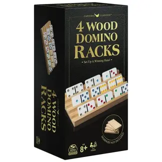 Wood Domino Racks - Set of 4