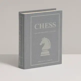 Vintage Chess Bookshelf