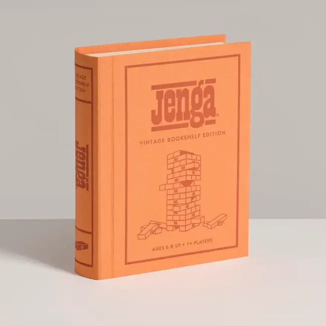 Vintage Jenga Bookshelf