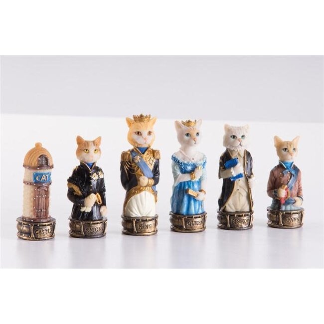 Chessmen - Cats & Dogs Resin Pieces