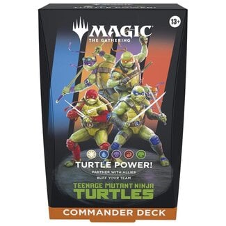 Magic: The Gathering MTG TMNT Commander Deck - Turtle Power! - Releases 2/27