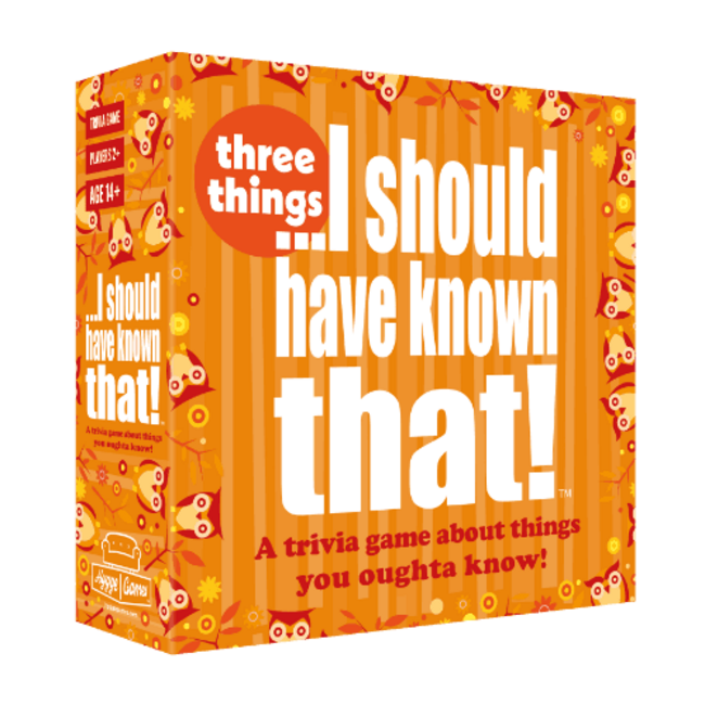 I Should Have Known That! - Three Things
