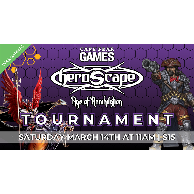 3/14 - Now Live!  Pie Day Heroscape Tournament