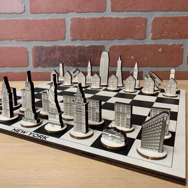 Skylines Chess Set ~ SUMMER SALE