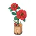 Camellia Robotime Rowood Diy Wooden Flower 3D Puzzle