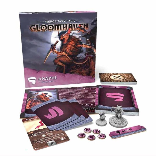 Gloomhaven Anaphi the Fallen Lion 2025 Mercenary Pack