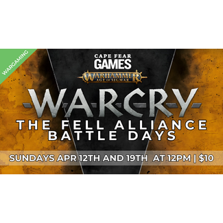 4/12 & 4/19 - NOW LIVE! Warhammer Warcry Battle Days