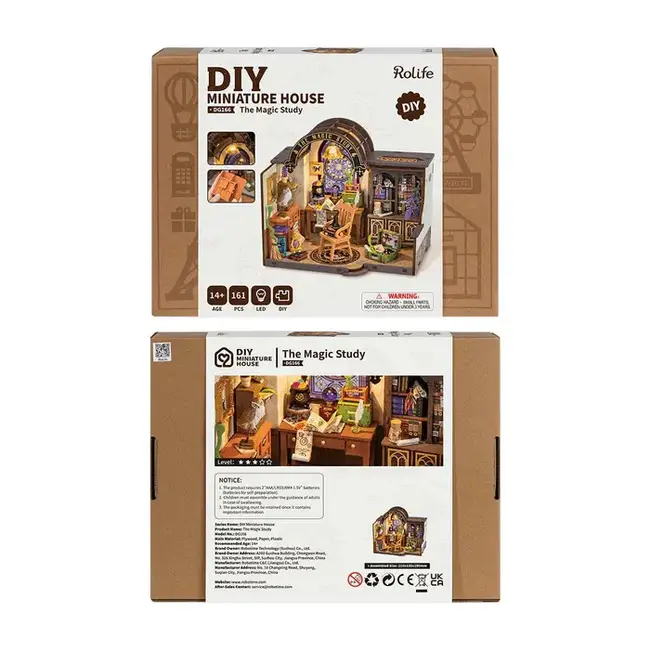 Rolife the Magic Study Diy Miniature House