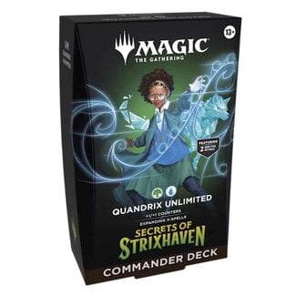 Magic: The Gathering 4/17 MTG Secrets of Strixhaven Quandrix Commander Deck