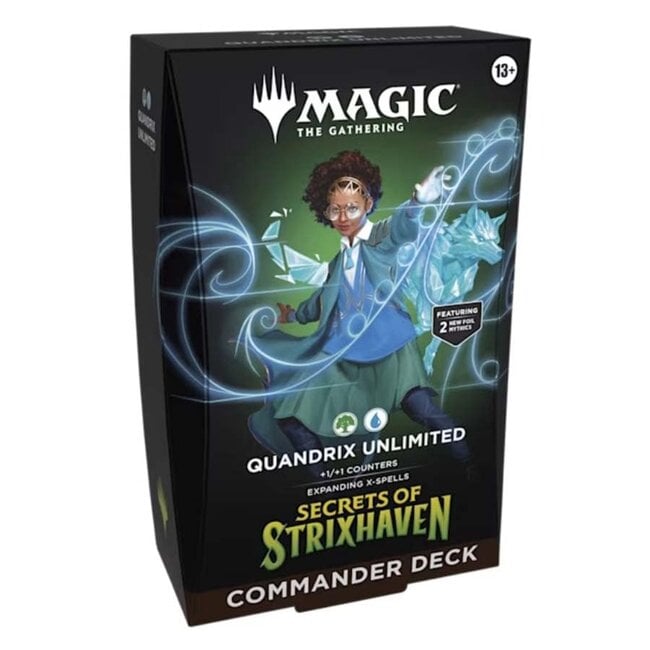 4/17 MTG Secrets of Strixhaven Quandrix Commander Deck