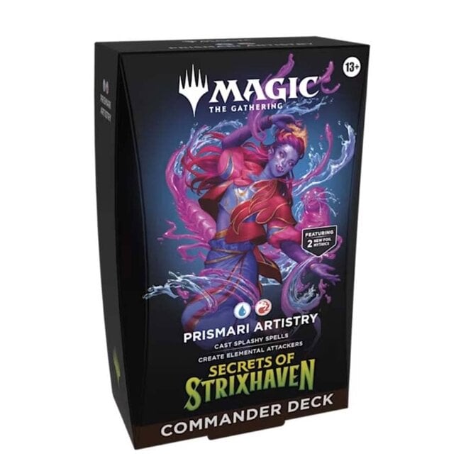 4/17 MTG Secrets of Strixhaven Prismari Commander Deck