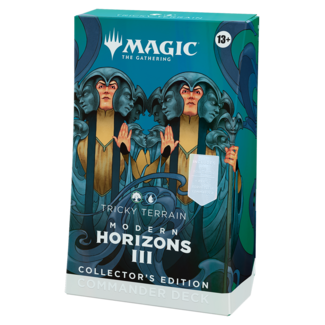 Wizards of the Coast MTG Modern Horizons 3 Tricky Terrain Commander Deck Collector Edition
