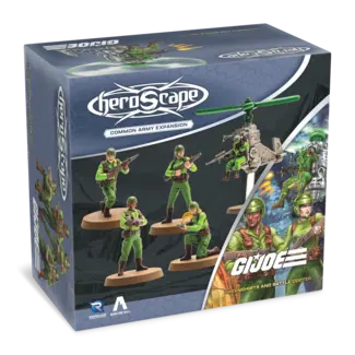 Renegade Game Studios GI JOE Heroscape: Greenshirts & Battle Copter Common Army Expansion