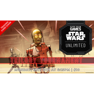 5/4 - NOW LIVE! Star Wars Unlimited: Star Wars Day Trilogy Tournament