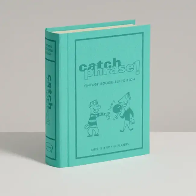 Vintage Catch Phrase Bookshelf