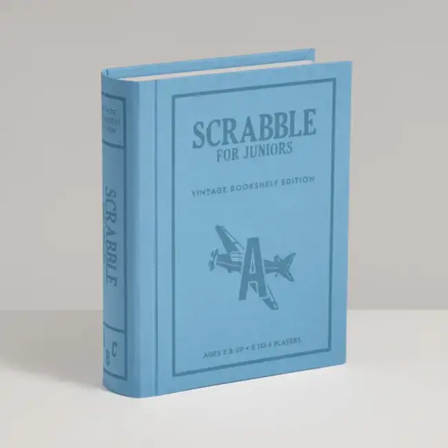 Vintage Scrabble Jr. Bookshelf