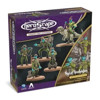 Renegade Game Studios Chain Gruts & Ramosaur Rider Common Army Expansion - Painted