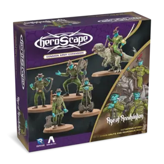 Renegade Game Studios Chain Gruts & Ramosaur Rider Common Army Expansion - Unpainted