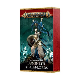 Games Workshop Warscroll Cards: Lumineth Realmlords