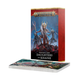 Games Workshop Warscroll Cards: Daughters Of Khaine