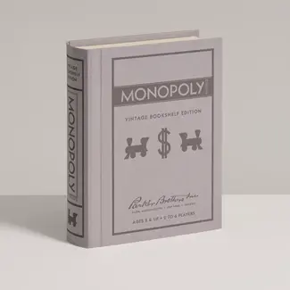 Vintage Monopoly Bookshelf
