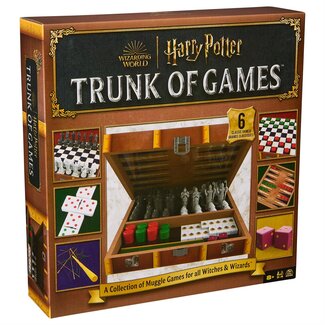 Spinmaster Wizarding World of Harry Potter Trunk of Games, 6-in-1 Game Box