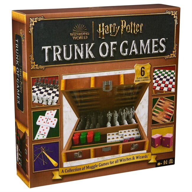 Wizarding World of Harry Potter Trunk of Games, 6-in-1 Game Box