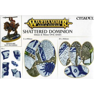 Warhammer Age of Sigmar Warhammer Age of Sigmar : Shattered Dominion: 60 & 90Mm Oval