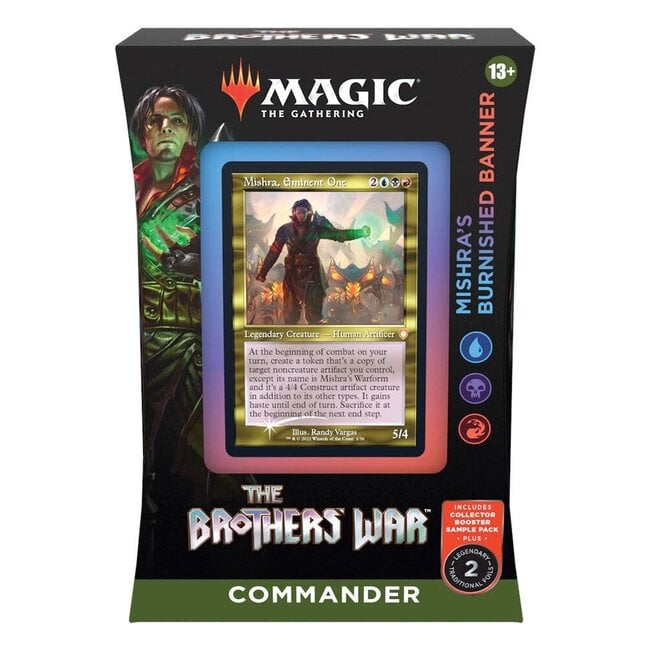 MTG The Brothers War Mishra's Burnished Banner Commander Deck