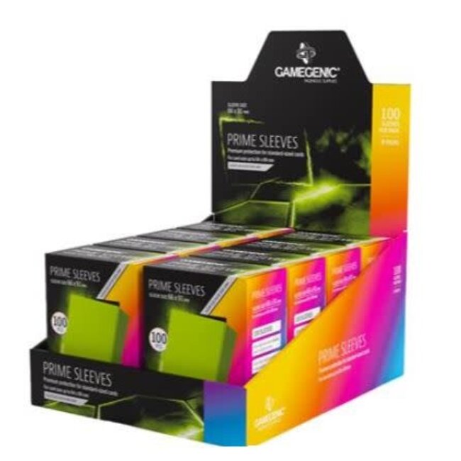 Prime Matte Sleeves 100 ct - Lime GG