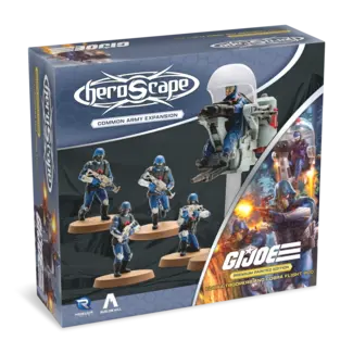 G.I. JOE Heroscape: COBRA Troopers & COBRA Flight Pod Common Army - Painted