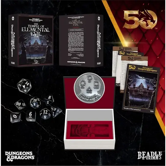 D&D Classic Module Dice Collection - Temple of Elemental Evil