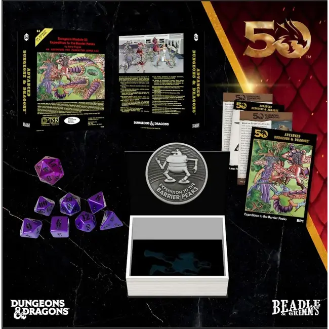 D&D Classic Module Dice Collection - Expedition To The Barrier Peaks
