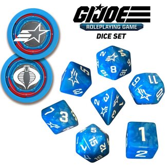 Renegade Game Studios G.I. Joe RPG Game Dice Set (8)