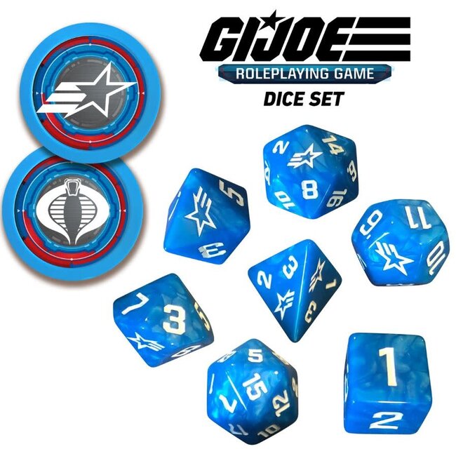 G.I. Joe RPG Game Dice Set (8)